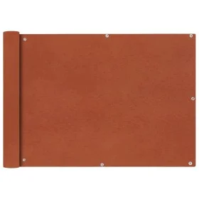 Balcony awning made of terracotta Oxford fabric, 75x600 cm. by vidaXL, Umbrellas - Ref: Foro24-42329, Price: 28,92 €, Discoun...