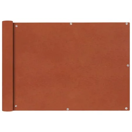 Balcony awning made of terracotta Oxford fabric, 75x600 cm. by vidaXL, Umbrellas - Ref: Foro24-42329, Price: 29,04 €, Discoun...