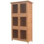Kaninchenkäfig 6 Zimmer Holz von vidaXL, Käfige und Lebensräume für Kleintiere - Ref: Foro24-170347, Preis: 212,42 €, Rabatt: %