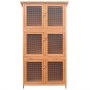 Kaninchenkäfig 6 Zimmer Holz von vidaXL, Käfige und Lebensräume für Kleintiere - Ref: Foro24-170347, Preis: 231,09 €, Rabatt: %