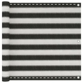 HDPE balcony awning 90x600 cm anthracite gray and white by vidaXL, Umbrellas - Ref: Foro24-42319, Price: 20,92 €, Discount: %