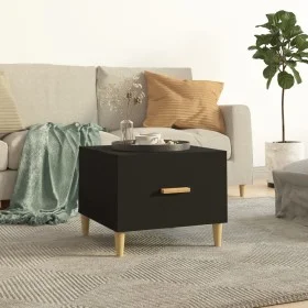 Mesa de centro madera contrachapada negro 50x50x40 cm de , Mesas de centro - Ref: Foro24-812710, Precio: 41,26 €, Descuento: %