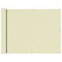 Toldo para balcón tela oxford 90x600 cm crema