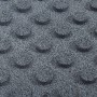 Losetas de goma protección de caídas 12 uds gris 50x50x3 cm