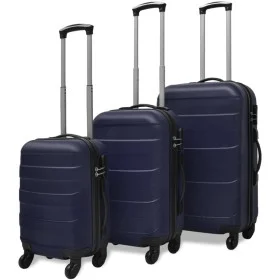 Trolley Set Rigid Suitcase Three Units Blue by vidaXL, Suitcases - Ref: Foro24-91144, Price: 129,54 €, Discount: %