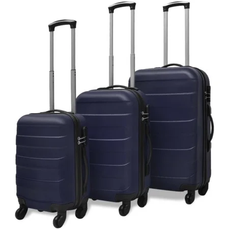 Trolley Set Rigid Suitcase Three Units Blue by vidaXL, Suitcases - Ref: Foro24-91144, Price: 129,54 €, Discount: %