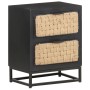 Solid mango wood bedside table 40x30x50 cm by vidaXL, Nightstands - Ref: Foro24-323494, Price: 103,49 €, Discount: %