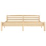 Solid pine wood bed frame 200x200 cm by vidaXL, Beds and slatted bases - Ref: Foro24-322067, Price: 109,66 €, Discount: %