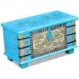 Mango wood storage trunk blue 80x40x45 cm by vidaXL, Storage trunks - Ref: Foro24-243332, Price: 193,76 €, Discount: %