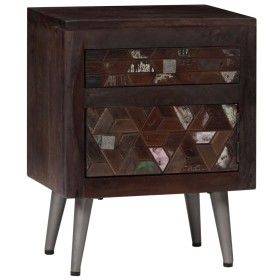 Nachttisch aus recyceltem Massivholz, 40 x 30 x 50 cm von vidaXL, Nachttische - Ref: Foro24-245916, Preis: 129,87 €, Rabatt: %