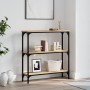 Engineered wood Sonoma oak console table 75x22.5x75 cm by , Side tables - Ref: Foro24-834031, Price: 52,44 €, Discount: %