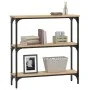 Engineered wood Sonoma oak console table 75x22.5x75 cm by , Side tables - Ref: Foro24-834031, Price: 50,57 €, Discount: %