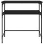 Mesa consola madera de ingeniería negra 75x35,5x75 cm de , Mesas auxiliares - Ref: Foro24-834050, Precio: 47,11 €, Descuento: %