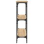 Engineered wood Sonoma oak console table 75x22.5x75 cm by , Side tables - Ref: Foro24-834031, Price: 52,44 €, Discount: %