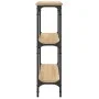Engineered wood Sonoma oak console table 75x22.5x75 cm by , Side tables - Ref: Foro24-834031, Price: 50,57 €, Discount: %