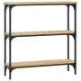 Engineered wood Sonoma oak console table 75x22.5x75 cm by , Side tables - Ref: Foro24-834031, Price: 50,57 €, Discount: %