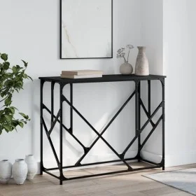Black engineered wood console table 100x40x80 cm by , Side tables - Ref: Foro24-834115, Price: 59,44 €, Discount: %