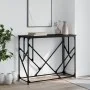 Black engineered wood console table 100x40x80 cm by , Side tables - Ref: Foro24-834115, Price: 59,44 €, Discount: %
