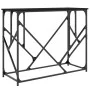 Black engineered wood console table 100x40x80 cm by , Side tables - Ref: Foro24-834115, Price: 59,44 €, Discount: %
