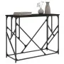 Black engineered wood console table 100x40x80 cm by , Side tables - Ref: Foro24-834115, Price: 59,44 €, Discount: %