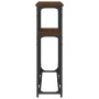 Engineered wood brown oak console table 145x22.5x75 cm by , Side tables - Ref: Foro24-834099, Price: 48,88 €, Discount: %