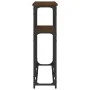 Engineered wood brown oak console table 145x22.5x75 cm by , Side tables - Ref: Foro24-834099, Price: 48,27 €, Discount: %
