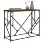 Konsolentisch Holzwerkstoff Räuchereiche 100x40x80 cm von , Seitentische - Ref: Foro24-834117, Preis: 51,97 €, Rabatt: %