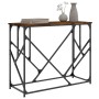 Konsolentisch Holzwerkstoff Räuchereiche 100x40x80 cm von , Seitentische - Ref: Foro24-834117, Preis: 52,62 €, Rabatt: %