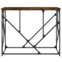 Engineered wood smoked oak console table 100x40x80 cm by , Side tables - Ref: Foro24-834117, Price: 52,62 €, Discount: %