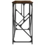 Engineered wood smoked oak console table 100x40x80 cm by , Side tables - Ref: Foro24-834117, Price: 51,99 €, Discount: %