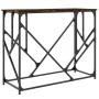Konsolentisch Holzwerkstoff Räuchereiche 100x40x80 cm von , Seitentische - Ref: Foro24-834117, Preis: 51,97 €, Rabatt: %