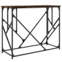 Konsolentisch Holzwerkstoff Räuchereiche 100x40x80 cm von , Seitentische - Ref: Foro24-834117, Preis: 52,62 €, Rabatt: %
