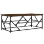 Oak brown plywood coffee table 100x50x40 cm by , Coffee table - Ref: Foro24-834129, Price: 52,20 €, Discount: %