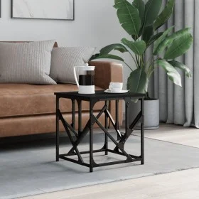 Mesa de centro madera de ingeniería negra 45x45x47,5 cm de , Mesas de centro - Ref: Foro24-834120, Precio: 38,90 €, Descuento: %
