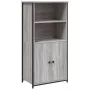 Tall plywood Sonoma gray sideboard 62x36x121.5 cm by , Sideboards - Ref: Foro24-834213, Price: 95,09 €, Discount: %