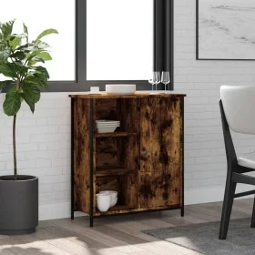 Smoked oak engineered wood sideboard 70x30x80 cm by , Sideboards - Ref: Foro24-835496, Price: 60,02 €, Discount: %