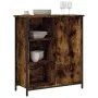 Smoked oak engineered wood sideboard 70x30x80 cm by , Sideboards - Ref: Foro24-835496, Price: 60,02 €, Discount: %