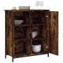 Sideboard aus geräuchertem Eichenholzwerkstoff, 70 x 30 x 80 cm von , Sideboards - Ref: Foro24-835496, Preis: 60,77 €, Rabatt: %