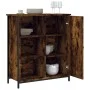 Smoked oak engineered wood sideboard 70x30x80 cm by , Sideboards - Ref: Foro24-835496, Price: 60,02 €, Discount: %