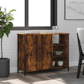 Sideboard aus Holzwerkstoff Räuchereiche 100x33x75 cm von , Sideboards - Ref: Foro24-835551, Preis: 78,95 €, Rabatt: %