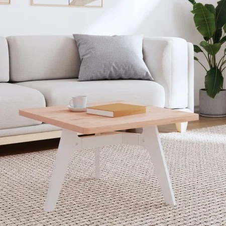 Solid beech wood square table top 60x60x2.5 cm by , Table tops - Ref: Foro24-355956, Price: 55,85 €, Discount: %