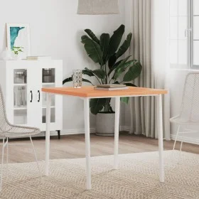 Solid beech wood square table top 70x70x2.5 cm by , Table tops - Ref: Foro24-355975, Price: 70,79 €, Discount: %