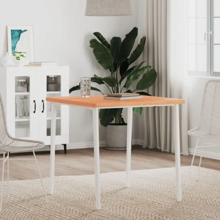 Solid beech wood square table top 70x70x2.5 cm by , Table tops - Ref: Foro24-355975, Price: 70,79 €, Discount: %