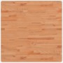 Solid beech wood square table top 80x80x4 cm by , Table tops - Ref: Foro24-355982, Price: 144,62 €, Discount: %