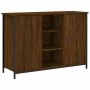 Aparador de madera de ingeniería marrón roble 100x35x70 cm de , Aparadores - Ref: Foro24-835518, Precio: 83,94 €, Descuento: %