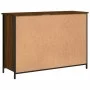 Aparador de madera de ingeniería marrón roble 100x35x70 cm de , Aparadores - Ref: Foro24-835518, Precio: 83,94 €, Descuento: %