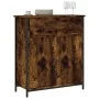 Smoked oak engineered wood sideboard 70x30x80 cm by , Sideboards - Ref: Foro24-835526, Price: 81,82 €, Discount: %