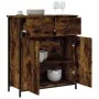 Smoked oak engineered wood sideboard 70x30x80 cm by , Sideboards - Ref: Foro24-835526, Price: 81,82 €, Discount: %