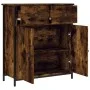 Smoked oak engineered wood sideboard 70x30x80 cm by , Sideboards - Ref: Foro24-835526, Price: 81,82 €, Discount: %