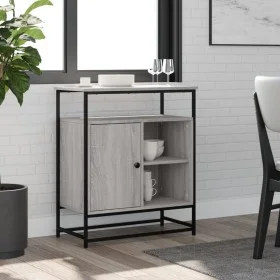 Sonoma gray engineered wood sideboard 90x34x80 cm by , Sideboards - Ref: Foro24-835547, Price: 65,84 €, Discount: %